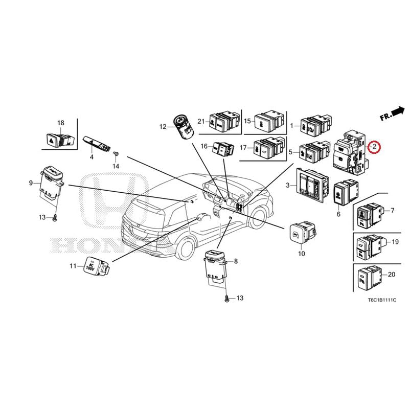 [NEW] JDM HONDA ODYSSEY e:HEV RC5 2024 Switch (RC4-115/120/130/RC5-100) GENUINE OEM