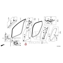 Load image into Gallery viewer, [NEW] JDM HONDA CIVIC FL4 2023 Pillar Garnish GENUINE OEM
