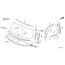 Load image into Gallery viewer, [NEW] JDM HONDA ODYSSEY e:HEV RC4 2021 Rear Windshield Glass/Quarter Glass GENUINE OEM
