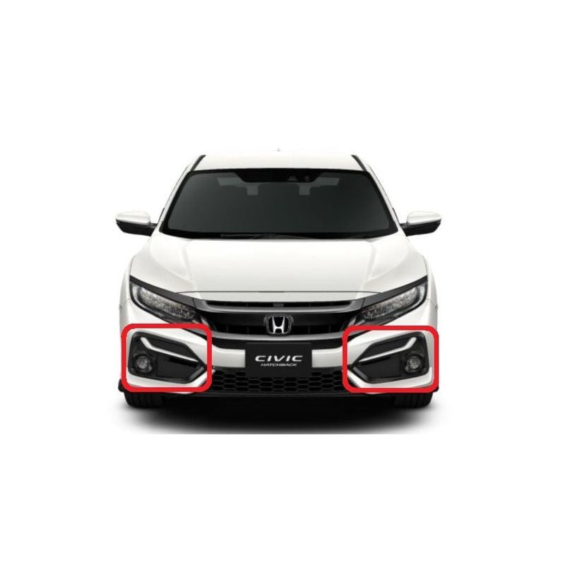 [NEW] JDM Honda CIVIC HATCHBACK FK7 Kouki Fog Light Garnish white pearl OEM