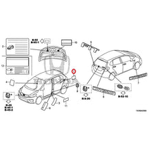 Load image into Gallery viewer, [NEW] JDM HONDA FIT HYBRID GP5 2017 Emblem/Caution Label GENUINE OEM
