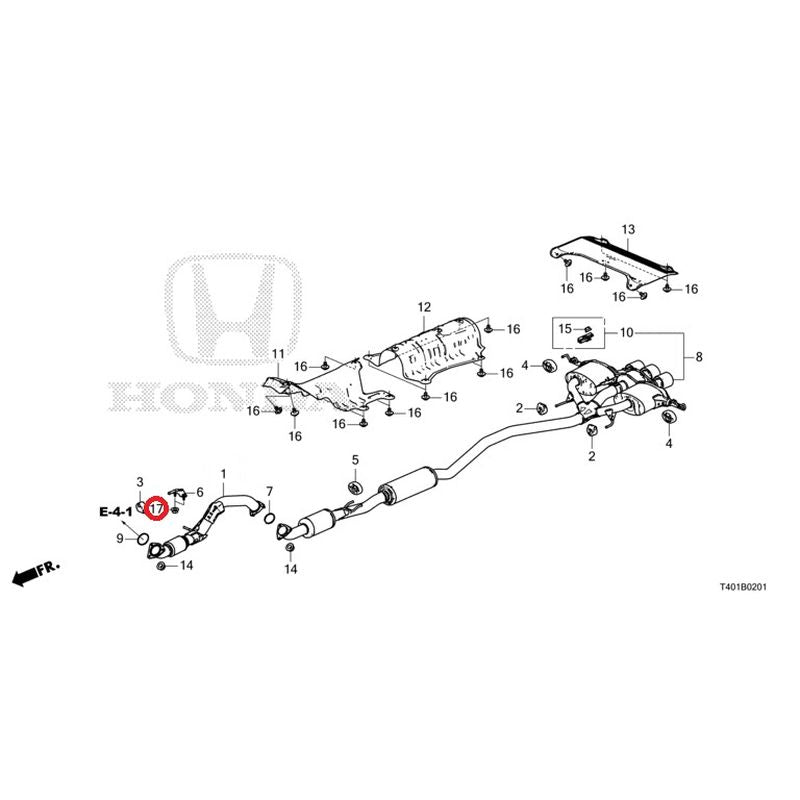 [NEW] JDM HONDA CIVIC FL5 2023 Exhaust Pipe/Silencer (TYPE R) GENUINE OEM