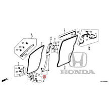 Load image into Gallery viewer, [NEW] JDM HONDA ODYSSEY e:HEV RC4 2021 Pillar Garnish GENUINE OEM
