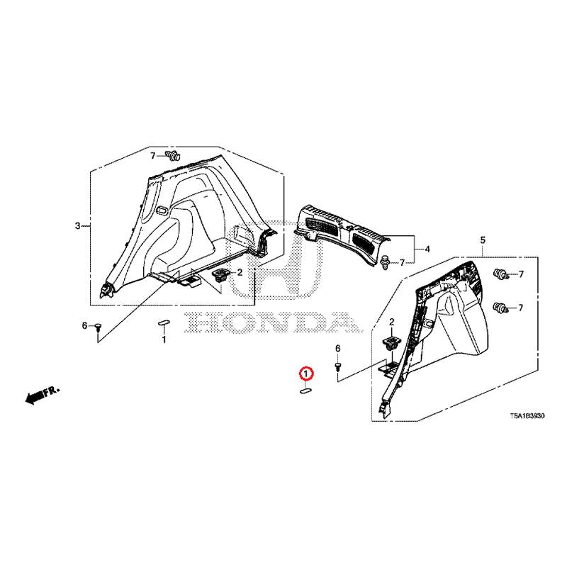 [NEW] JDM HONDA FIT GK5 2014 Side Lining GENUINE OEM