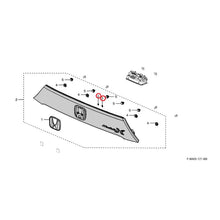 Load image into Gallery viewer, [NEW] JDM HONDA FIT e:HEV GR3 2021 Modulo X License Garnish (NH731P) GENUINE OEM
