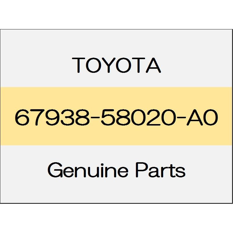 [NEW] JDM TOYOTA ALPHARD H3# Back door side garnish (L) power back door with trim code (01) 67938-58020-A0 GENUINE OEM