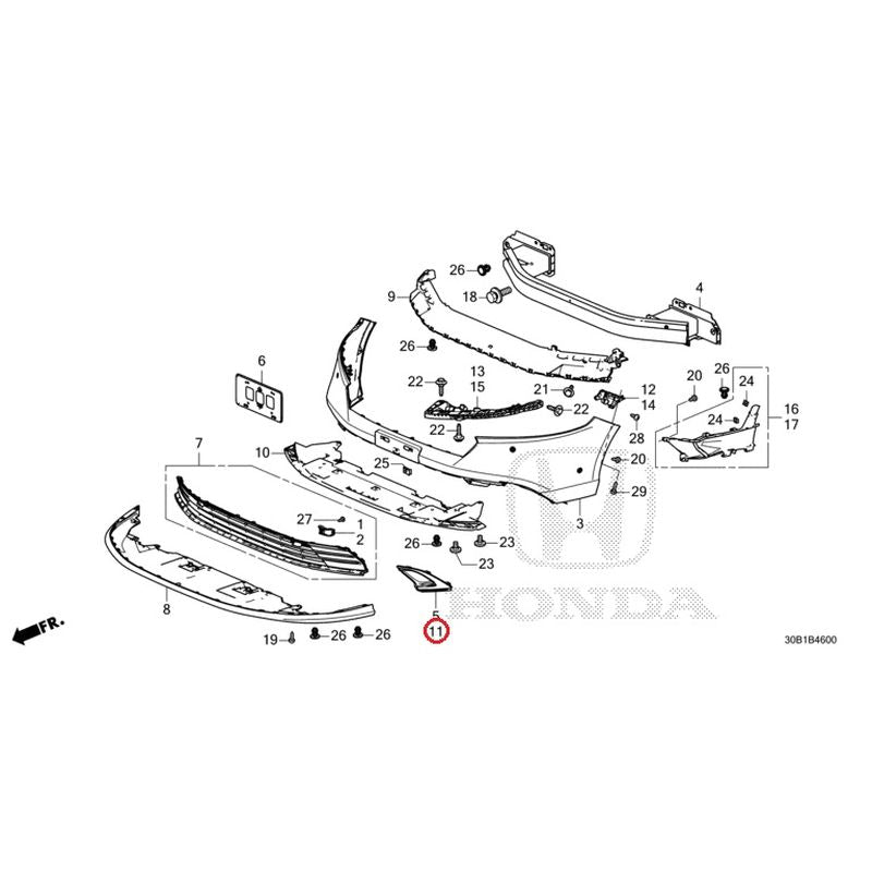 NEW] JDM HONDA ACCORD CY2 2024 Front Bumper GENUINE OEM – JDM Yamato