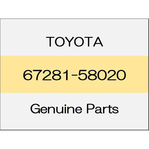 [NEW] JDM TOYOTA ALPHARD H3# Back door side helm stopper 67281-58020 GENUINE OEM