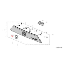 Load image into Gallery viewer, [NEW] JDM HONDA FIT e:HEV GR3 2021 Modulo X License Garnish (NH731P) GENUINE OEM
