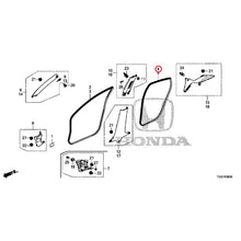 Load image into Gallery viewer, [NEW] JDM HONDA CIVIC FK8 2017 Pillar Garnish GENUINE OEM
