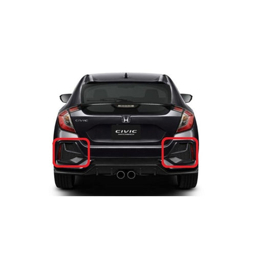 [NEW] JDM Honda CIVIC HATCHBACK FK7 Kouki Rear Bumper Garnish black pearl OEM