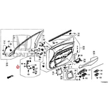 Load image into Gallery viewer, [NEW] JDM HONDA LEGEND HYBRID KC2 2020 Front Door Lining GENUINE OEM
