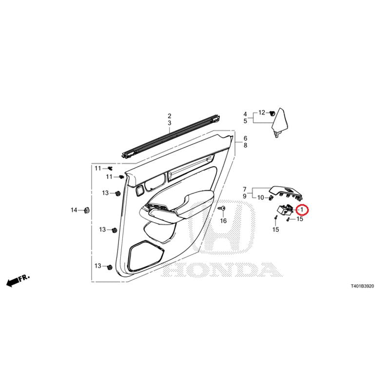 [NEW] JDM HONDA CIVIC FL5 2025 Rear Door Lining GENUINE OEM