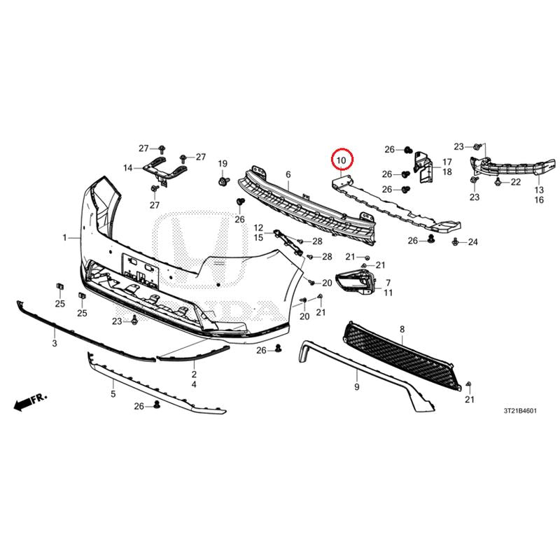 NEW] JDM HONDA STEP WGN e:HEV RP8 2022 Front Bumper (2) GENUINE