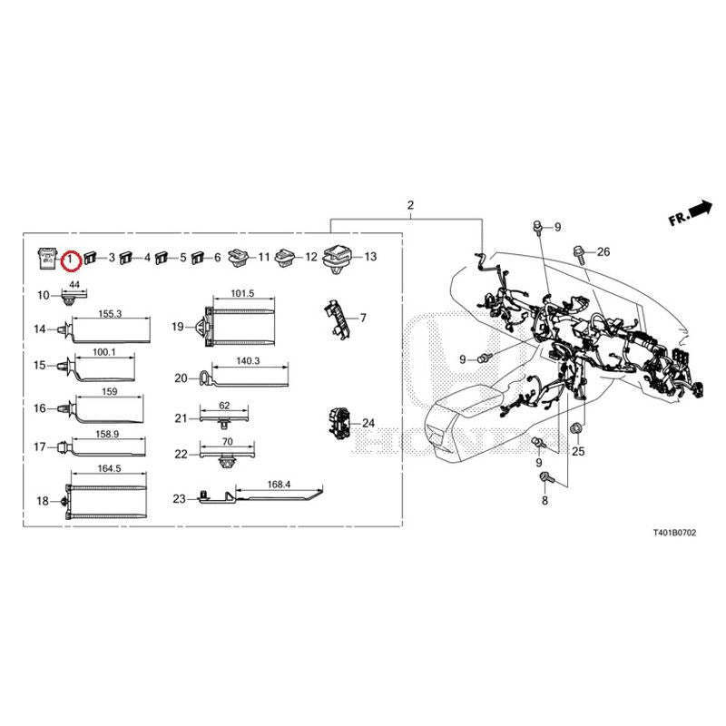 [NEW] JDM HONDA CIVIC FL5 2023 Wiring Harness (3) GENUINE OEM