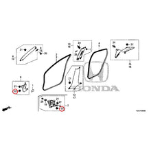 Load image into Gallery viewer, [NEW] JDM HONDA CIVIC FK8 2017 Pillar Garnish GENUINE OEM
