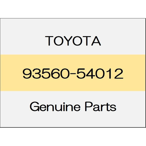 [NEW] JDM TOYOTA ALPHARD H3# Screw 93560-54012 GENUINE OEM