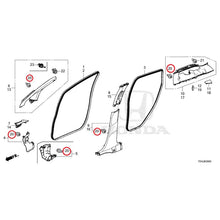 Load image into Gallery viewer, [NEW] JDM HONDA SHUTTLE GP7 2021 Pillar Garnish GENUINE OEM
