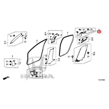 Load image into Gallery viewer, [NEW] JDM HONDA CIVIC FC1 2020 Pillar Garnish GENUINE OEM
