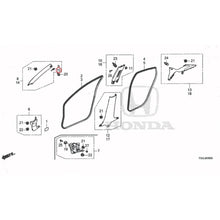 Load image into Gallery viewer, [NEW] JDM HONDA CIVIC FK7 2021 Pillar Garnish GENUINE OEM
