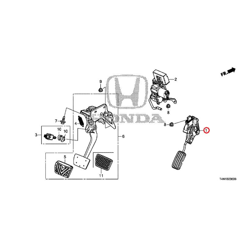 [NEW] JDM HONDA JADE FR5 2019 Pedals GENUINE OEM