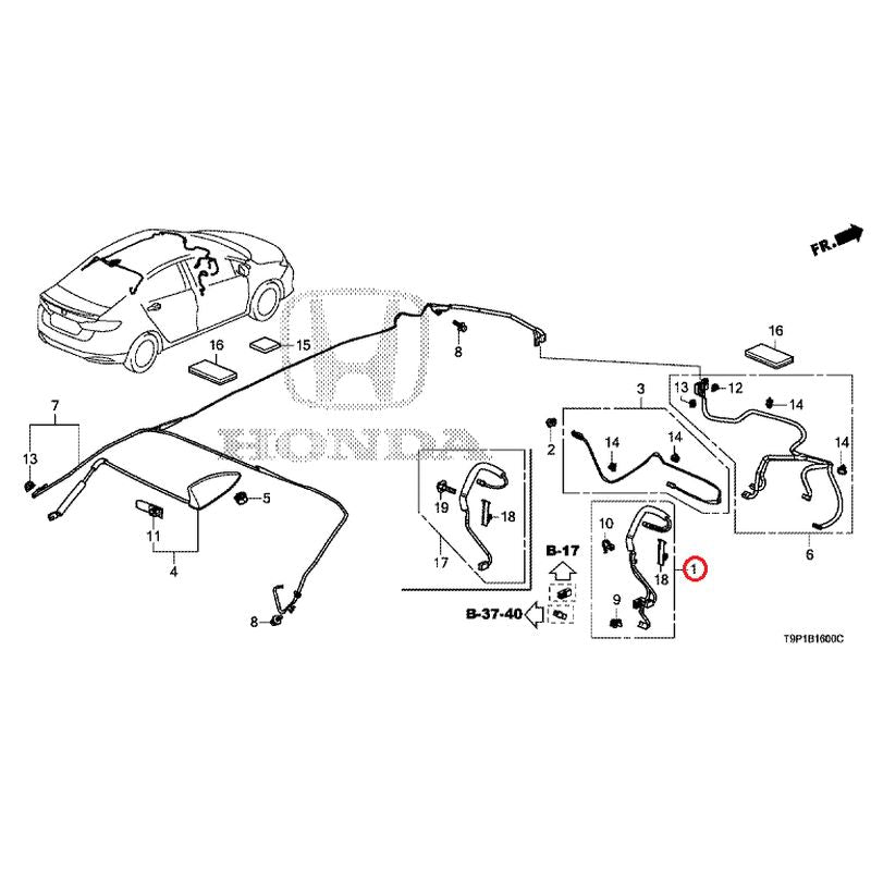 [NEW] JDM HONDA GRACE HYBRID GM4 2017 Antenna GENUINE OEM