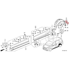 Load image into Gallery viewer, [NEW] JDM HONDA ODYSSEY e:HEV RC5 2024 Garnish/Rear Inner Fender GENUINE OEM
