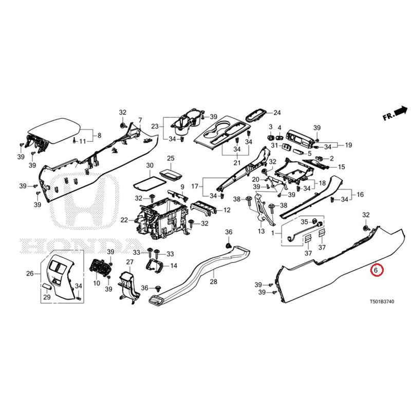 NEW] JDM HONDA CIVIC FL4 2023 Console GENUINE OEM – JDM Yamato