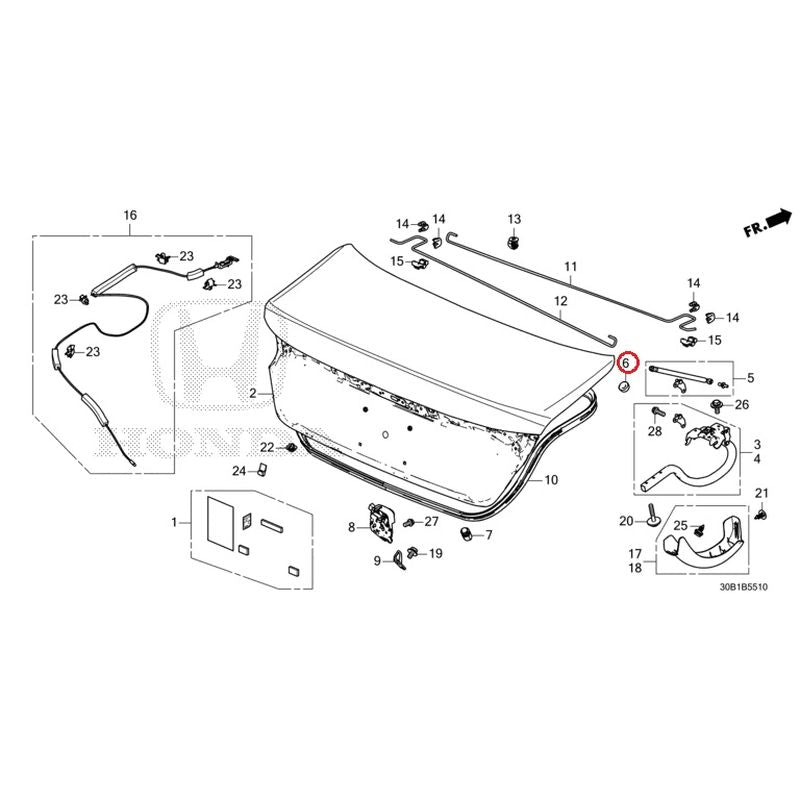 NEW] JDM HONDA ACCORD CY2 2024 Trunk Lid GENUINE OEM – JDM Yamato