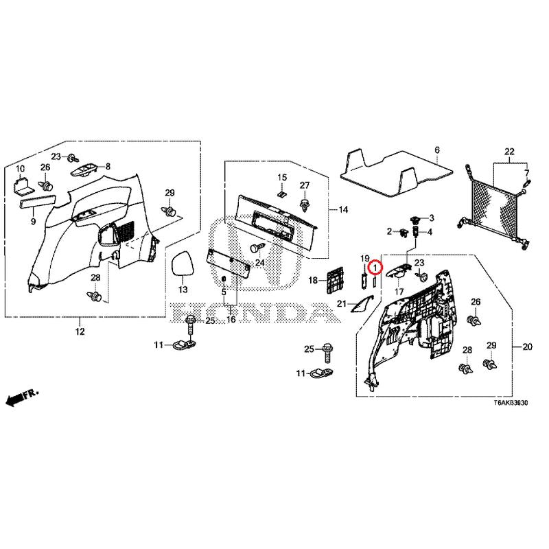 [NEW] JDM HONDA ODYSSEY RC1 2020 Side Lining GENUINE OEM