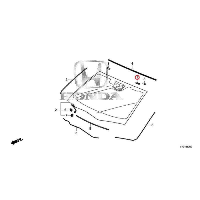 [NEW] JDM HONDA LEGEND HYBRID KC2 2020 Front Windshield GENUINE OEM