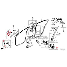 Load image into Gallery viewer, [NEW] JDM HONDA LEGEND HYBRID KC2 2016 Pillar Garnish GENUINE OEM
