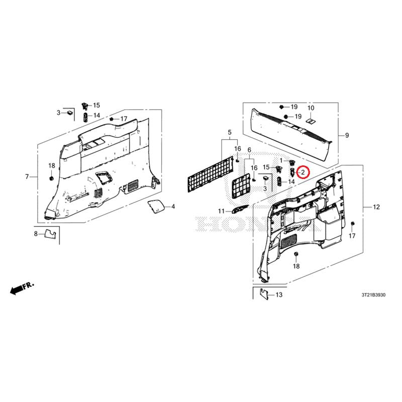 NEW] JDM HONDA STEP WGN e:HEV RP8 2022 Side Lining GENUINE