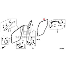 Load image into Gallery viewer, [NEW] JDM HONDA JADE HYBRID FR4 2019 Pillar Garnish GENUINE OEM
