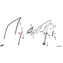 Load image into Gallery viewer, [NEW] JDM HONDA STREAM RN6 2013 Front Door Glass/Door Regulator GENUINE OEM
