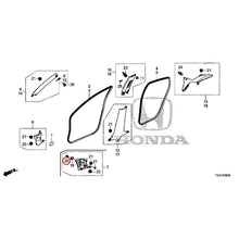 Load image into Gallery viewer, [NEW] JDM HONDA CIVIC FK8 2017 Pillar Garnish GENUINE OEM
