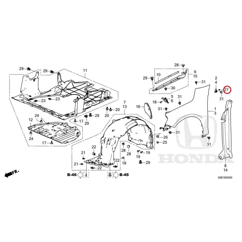 NEW] JDM HONDA ACCORD CY2 2024 Front Fenders GENUINE OEM – JDM Yamato