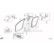 Load image into Gallery viewer, [NEW] JDM HONDA CIVIC FK7 2021 Pillar Garnish GENUINE OEM

