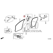 Load image into Gallery viewer, [NEW] JDM HONDA CIVIC FK8 2017 Pillar Garnish GENUINE OEM
