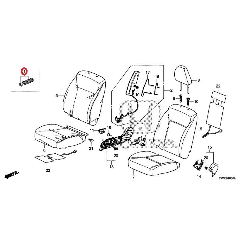 [NEW] JDM HONDA FIT HYBRID GP5 2017 Front Seat (Driver's Side) GENUINE OEM