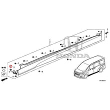 Load image into Gallery viewer, [NEW] JDM HONDA STEP WGN SPADA RP5 2020 Side Sill Garnish GENUINE OEM

