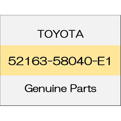 [NEW] JDM TOYOTA ALPHARD H3# Rear bumper plate (R) body color code (4x7) 52163-58040-E1 GENUINE OEM