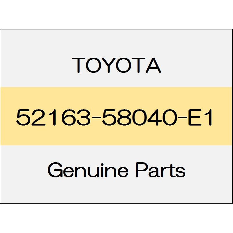 [NEW] JDM TOYOTA ALPHARD H3# Rear bumper plate (R) body color code (4x7) 52163-58040-E1 GENUINE OEM