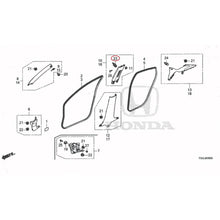 Load image into Gallery viewer, [NEW] JDM HONDA CIVIC FK7 2021 Pillar Garnish GENUINE OEM
