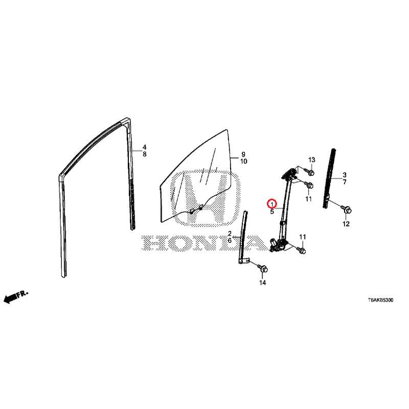 [NEW] JDM HONDA ODYSSEY RC1 2021 Front Door Glass/Regulator GENUINE OEM