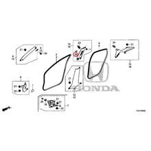 Load image into Gallery viewer, [NEW] JDM HONDA CIVIC FK8 2017 Pillar Garnish GENUINE OEM
