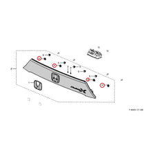 Load image into Gallery viewer, [NEW] JDM HONDA FIT e:HEV GR3 2021 Modulo X License Garnish (NH731P) GENUINE OEM
