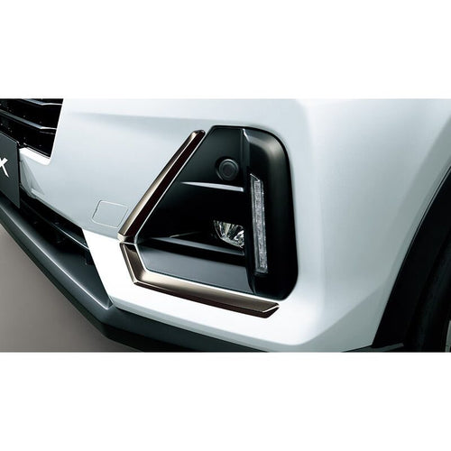 [NEW] JDM Subaru REX A20#F Front Bumper Side Garnish Black plating Genuine OEM