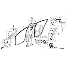 Load image into Gallery viewer, [NEW] JDM HONDA LEGEND HYBRID KC2 2016 Pillar Garnish GENUINE OEM
