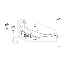 Load image into Gallery viewer, [NEW] JDM HONDA VEZEL HYBRID RU3 2020 License Light/License Garnish GENUINE OEM
